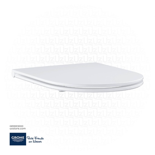 [GR39913000] GROHE Bau Ceramic WC seat soft close slim , 39913000 , alpine white