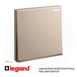 [SLG11R] Legrand Galion ROSE GOLD 1Gang 1Way 16AX SWITCH