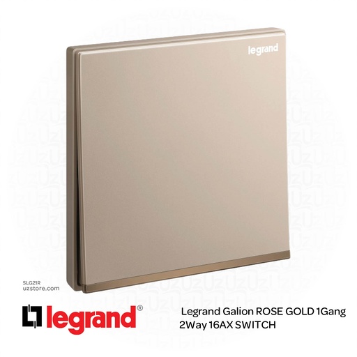 [SLG21R] Legrand Galion ROSE GOLD 1Gang 2Way 16AX SWITCH