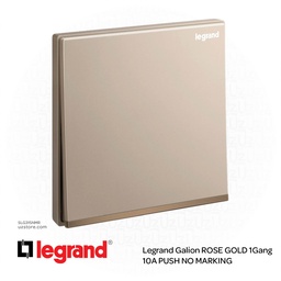 [SLG315NMR] Legrand Galion ROSE GOLD 1Gang 10A PUSH NO MARKING