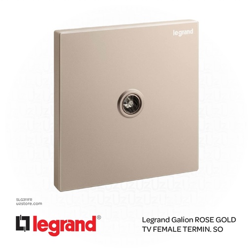 [SLG311FR] Legrand Galion ROSE GOLD TV FEMALE TERMIN. SO