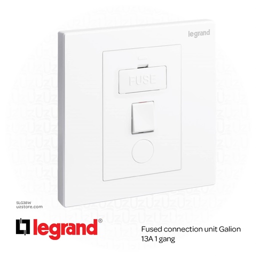 [SLG38W] Legrand Galion WHITE 13A SPUR UNIT