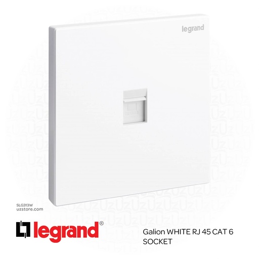 [SLG313W] Legrand Galion WHITE RJ 45 CAT 6 SOCKET