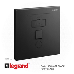 [SLG38B] Legrand Galion MATT BLACK 13A SPUR UNIT