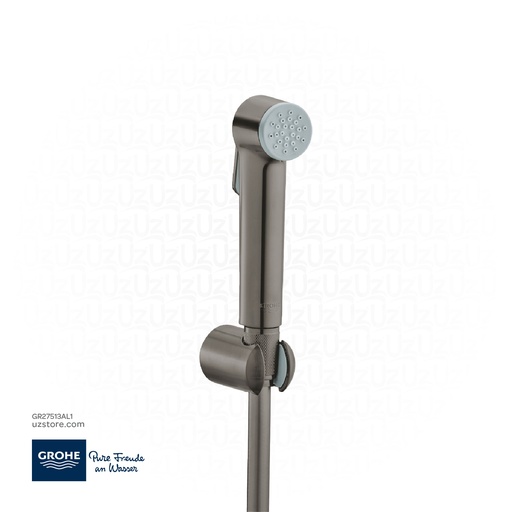 [GR27513AL1] GROHE Wall holder set 1 spray , 27513AL1 , brushed hard graphite