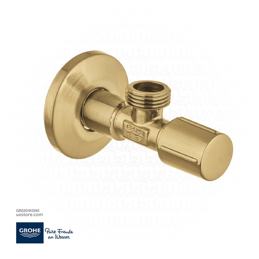 [GR22041GN0] GROHE Angle valve 1/2" , 22041GN0 , brushed cool sunrise