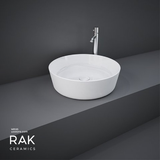 [WR145] RAK Ceramic Feeling Counter Top Wash Basin Round - FEECT4200AWHA