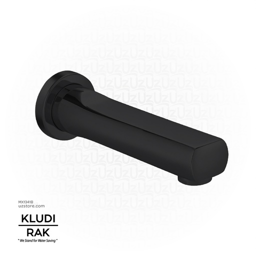 [MX1341B] KLUDI RAK Wall Mounted Bath Spout DN15 Black RAK10007.BK2