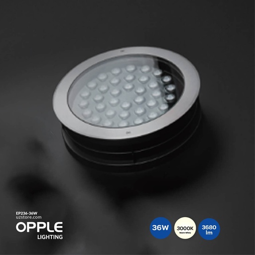 [EP236-36W] OPPLE LED Inground Light E II 36W-3000K-25D-HV-GP , Warm White 704000011810