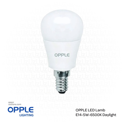 [EP5DT] OPPLE LED Lamp E1-P45-E14-5W-6500K-CT-V6 , Day Light 140064635