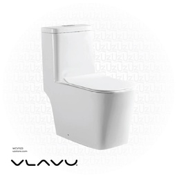 [WCV1123] Vlavu rimless one-piece toilet
 S-trap 250mm , UF seat cover 695x370x780mm CB. 12.0017