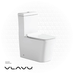 [WCV1125] Vlavu Washdown one-piece toilet S-trap 250mm , UF seat cover 660x360x805mm CB.12.0005