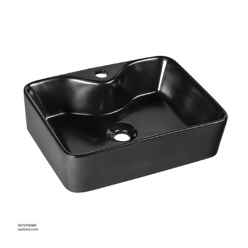 [WCV1161BK] Vlavu Art basin Above counter mounting Black 475*370*130mm CB. 18.003754
