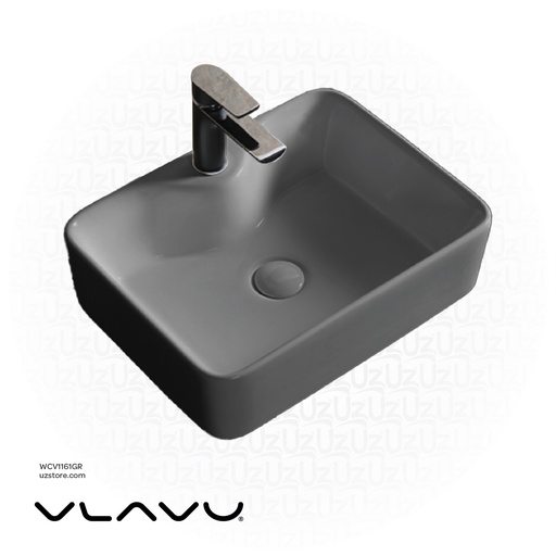 [WCV1161GR] Vlavu Art basin Above counter mounting Grey 475*370*130mm CB. 18.003728