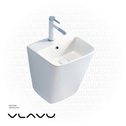 [WCV1142] Vlavu Wall-hung basin
 Fixing to wall with back 385X345X425mm CB. 39.0033