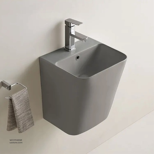 [WCV1142GR] Vlavu Wall-hung basin
 Fixing to wall with back 385X345X425mm CB. 39.0033