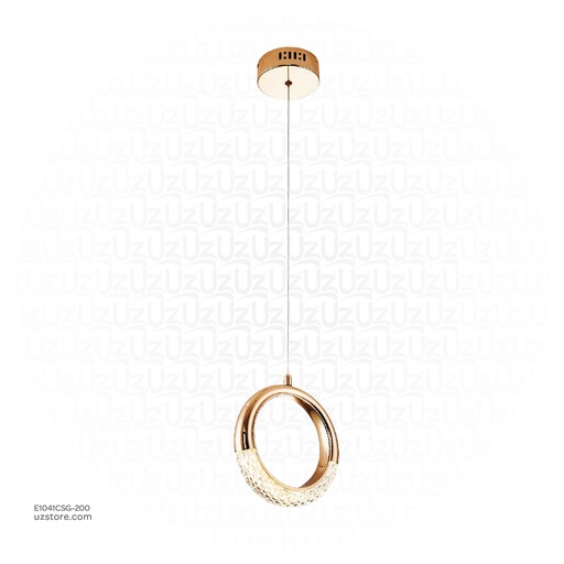 [E1041CSG-200] Chandelier 9600/1.200 GD H2.4 12W