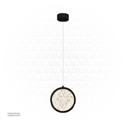 [E1041CTB-200] Chandelier 9622-200 BK H2.4 14W