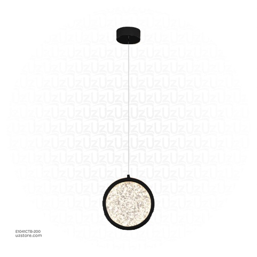 [E1041CTB-200] Chandelier 9622-200 BK H2.4 14W