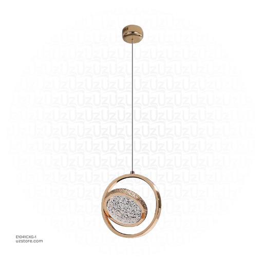 [E1041CXG-1] Chandelier 9636/1 GD  11W