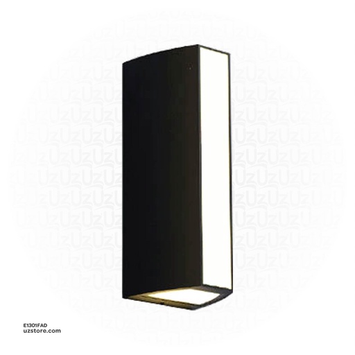 [E1301FAD-B] OutDoor Wall Light W0313 Dark Grey 10W 3000K