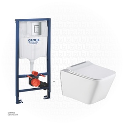 [GVS1102] Concealed WC Bundle 102 (GROHE Rapid SL +Vlavu WC Wall Hung)