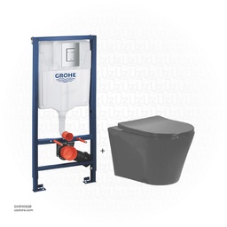 [GVS1103GR] Concealed WC Bundle 103GR (GROHE Rapid SL +Vlavu WC Wall Hung)