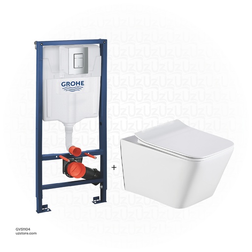 [GVS1104] Concealed WC Bundle 104 (GROHE Rapid SL +Vlavu WC Wall Hung)