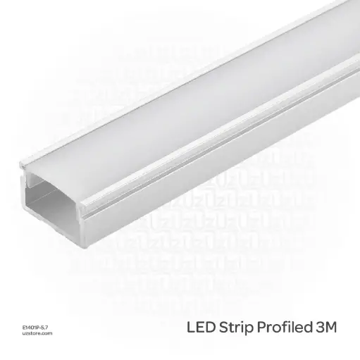 [E1401P-5.7] بروفايل المنيوم كروم KD-LSP18-06  6M