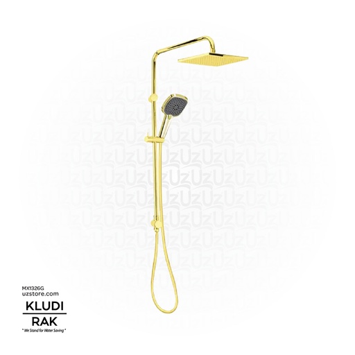 [MX1326G] KLUDI RAK Dual shower System L=1300mm RAK48011 Gold GD1