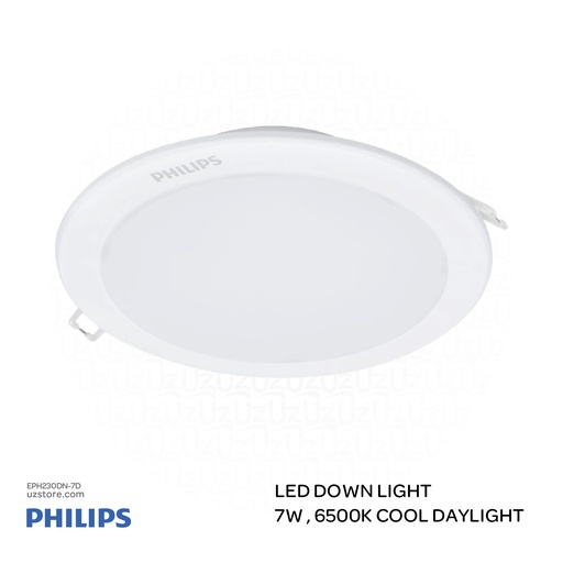 [EPH230DN-7D] PHILIPS LED Down Light DN027B D100 RD 7W , 6500K Cool DayLight 929002070838