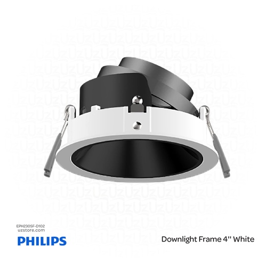 [EPH230SF-D102] PHILIPS LED Downlight Frame 4" RS378Z M55 D102 R-R AJ D BK 824110127262